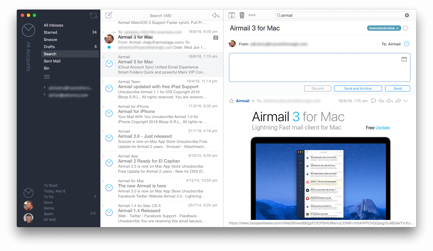 Email client for mac